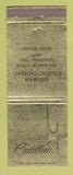 Matchbook Cover - Cadillac Redeman Pontiac Painesville OH