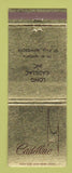 Matchbook Cover - Cadillac Long St Paul MN