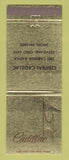 Matchbook Cover - Cadillac Central Cleveland OH