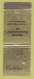 Matchbook Cover - Cadillac Drennen Birmingham AL WEAR