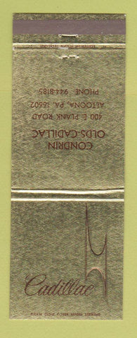 Matchbook Cover - Cadillac Condrin Oldsmobile Altoona PA