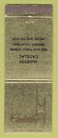 Matchbook Cover - Cadillac McNevin Berkeley CA