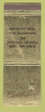 Matchbook Cover - Cadillac Burke Whitaker Pontiac Northampton MA WEAR