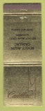 Matchbook Cover - Cadillac Bewley Allen Alhambra CA