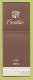 Matchbook Cover - Cadillac Bewley Allen Alhambra CA