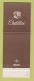Matchbook Cover - Cadillac Delaware Motors Wilmington DE