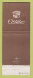 Matchbook Cover - Cadillac Esten Fuson Terre Haute IN WEAR