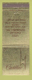 Matchbook Cover - Cadillac Uzzle Oldsmobile Durham NC