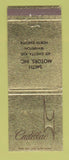 Matchbook Cover - Cadillac Smith Motors Wahpeton ND