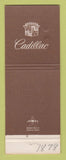 Matchbook Cover - Cadillac McLean Santa Ana CA WEAR