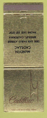 Matchbook Cover - Cadillac McNevin Berkeley CA