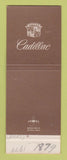 Matchbook Cover - Cadillac McNevin Berkeley CA