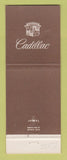 Matchbook Cover - Cadillac Jerry McKeown Oldsmobile Eureka CA