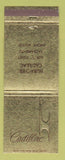 Matchbook Cover - Cadillac Hubacher Sacramento CA