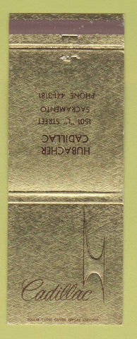 Matchbook Cover - Cadillac Hubacher Sacramento CA
