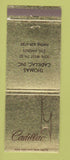 Matchbook Cover - Cadillac Thomas Los Angeles CA