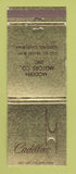 Matchbook Cover - Cadillac Modern Motors Glendale CA