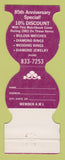 Matchbook Cover - Duncan Jewelry Bulova Watches 1982 Massillon OH