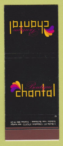Matchbook Cover - Boutique Chantal Germany