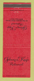 Matchbook Cover - Johnny & Kay's Restaurant Des Moines IA Hyatt House