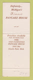 Matchbook Cover - Old Fashioned Pancake House Lincoln Park MI