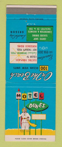 Matchbook Cover - Motel Dunes Lincoln City OR