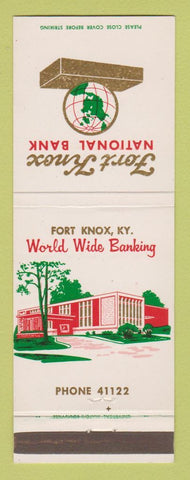 Matchbook Cover - Fort Knox National Bank KY