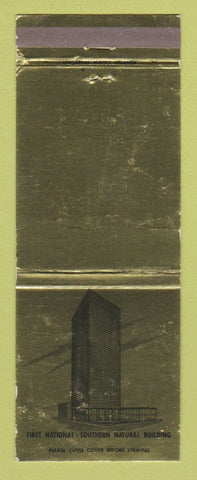 Matchbook Cover - First National Bank Birmingham AL WEAR