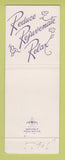 Matchbook Cover - Inga Britt Slenderizing Salon Carmel CA