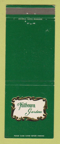Matchbook Cover - Kilbourn Gardens Sturtevant WI WEAR