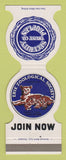 Matchbook Cover - Security Peoples Trust Erie Zoological Society