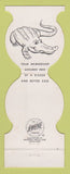 Matchbook Cover - Security Peoples Trust Erie Zoological Society