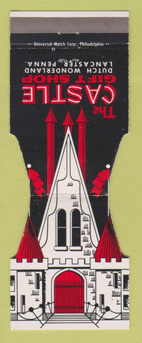 Matchbook Cover - Castle Gift Shop Lancaster PA