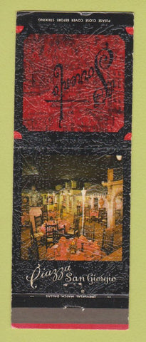 Matchbook Cover - Sorrento Italian Restaurant Dallas TX
