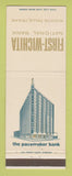 Matchbook Cover - First Wichita National Bank Wichita Falls TX