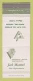 Matchbook Cover - Universal Match Corp Jack Muntzel Portland OR