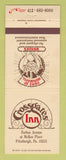 Matchbook Cover - Crossgates Inn Pittsburgh PA