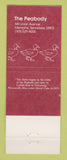 Matchbook Cover - The Peabody Hotel Memphis TN