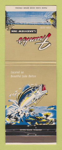 Matchbook Cover - Frank's Lakeview Inn Belton TX