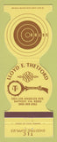 Matchbook Cover - Lloyd E Thetford Archery Shooting Saticoy CA