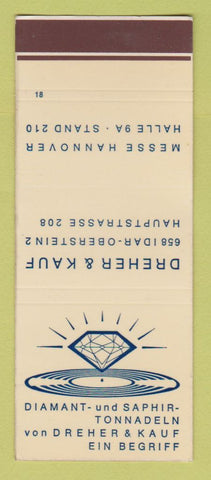 Matchbook Cover - Dreher & Kauf Jewelry Messe Hannover SAMPLE