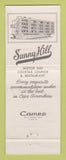 Matchbook Cover - Sunny Hill Motor Inn Cape Girardeau MO
