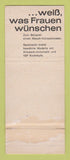 Matchbook Cover - Bauknecht Appliances Dryer Washer?