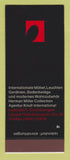 Matchbook Cover - Internationale Mobel Leuchten