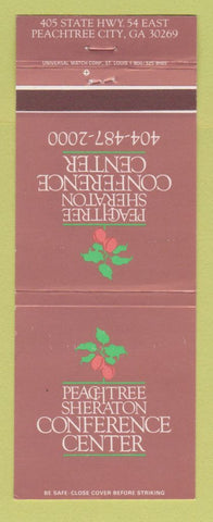 Matchbook Cover - Peachtree Sheraton Conference Center Peachtree City GA Atlanta