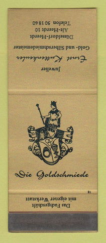 Matchbook Cover - Ernst Kuttenkeuler Jewelry Dusseldorf Germany