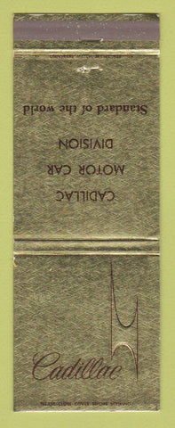 Matchbook Cover - Cadillac Motor Car Division