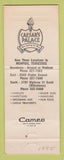 Matchbook Cover - Caesar's Palace Men's Hair Salon Memphis TN