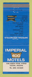 Matchbook Cover - Imperial 400 Motels Tucson AZ