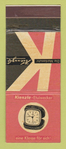 Matchbook Cover - Die Markenuhr Kienzle Watches Clocks